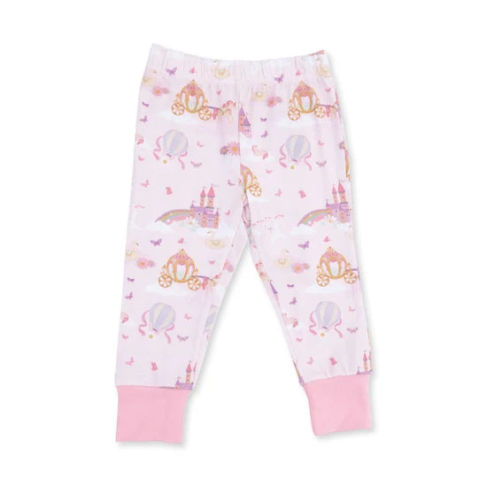 Princess Unicorns and Castle - Long Sleeve Loungewear Set