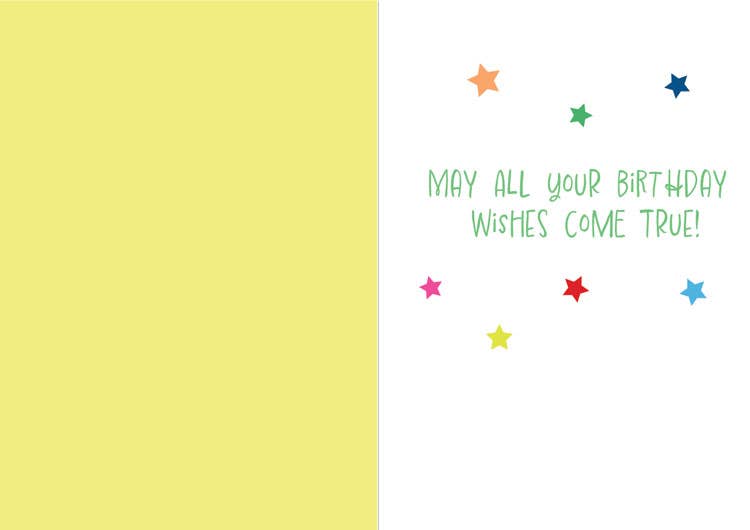 Birthday Kawaii Cakes  Foil Card
