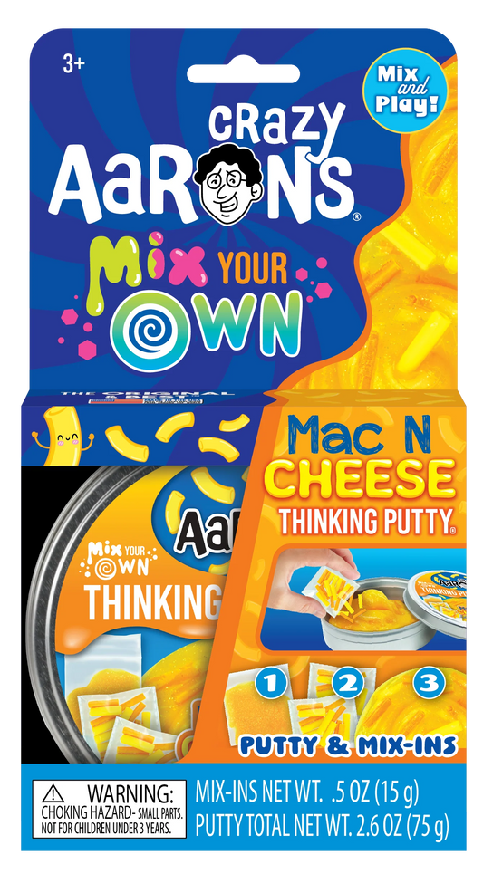 Mac & Cheese - Mix It Full Size 4" Thinking Putty