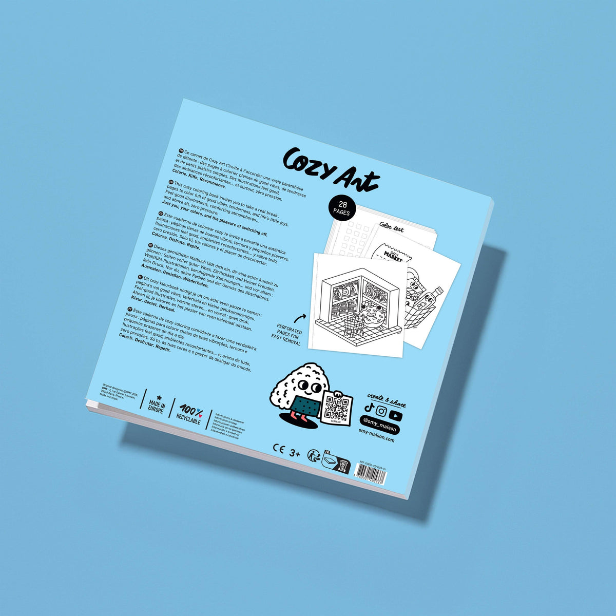 COZY COLORING BOOK - MARKET