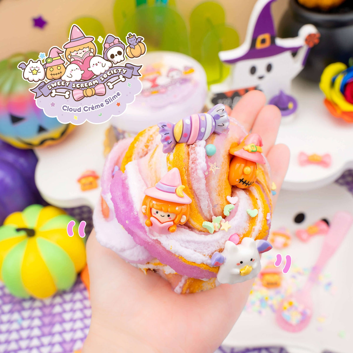Sweet Scream Society 2 in 1 Signature Dome™ Slime (4pcs/case)