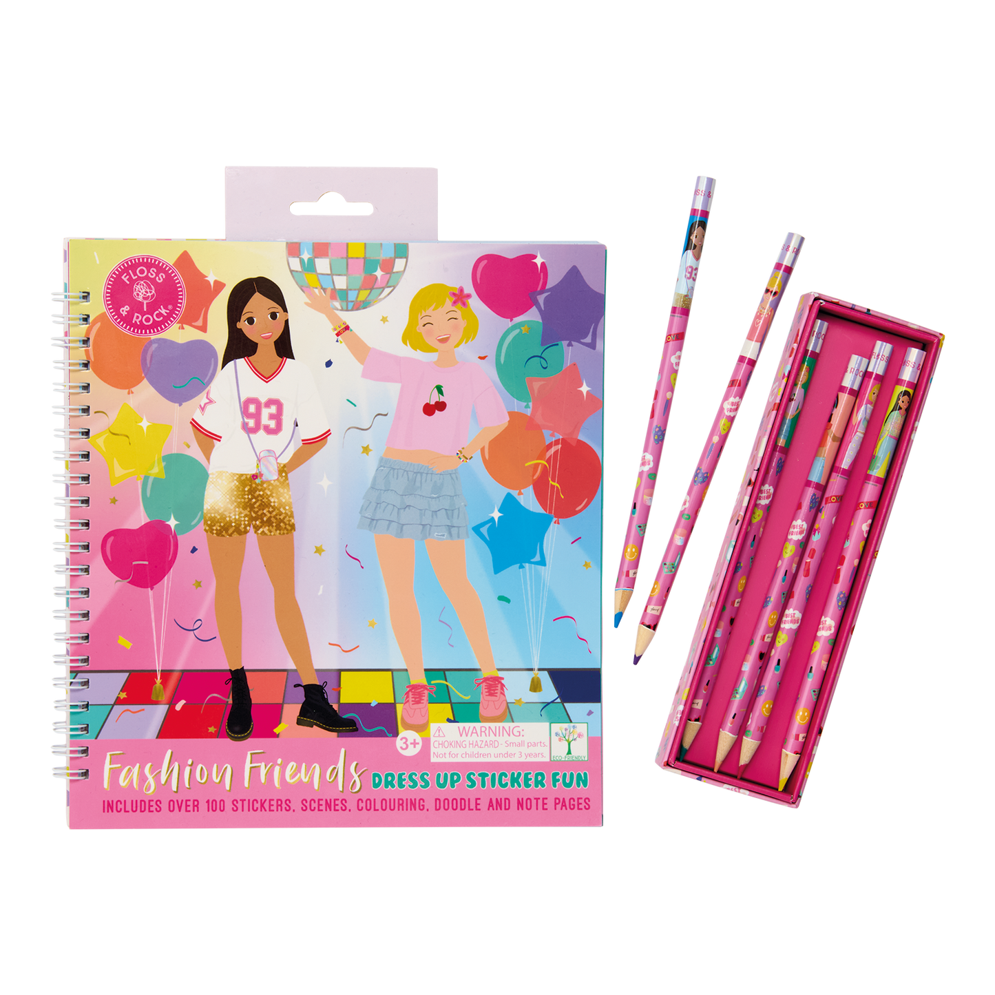 Fashion Friends Sticker Books ( 3 designs, 2 of each )