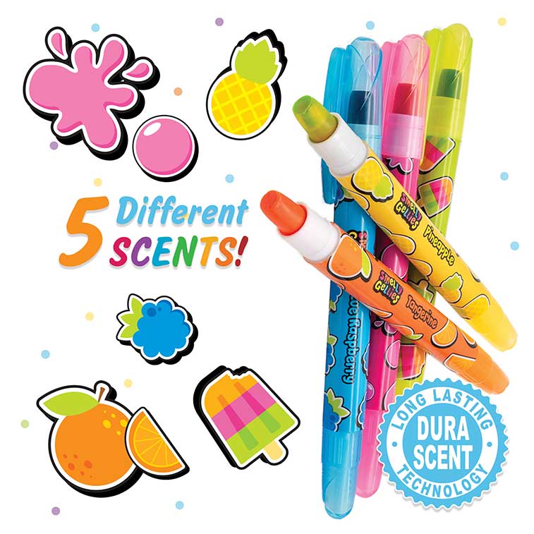 Smelly Gellies - Scented Gel Coloring Sticks