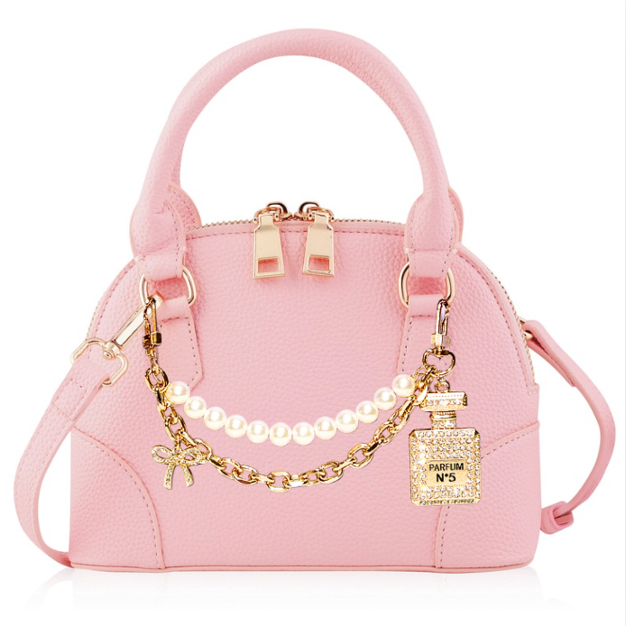 Charlotte + Coco Pearl Chain: Hot Pink
