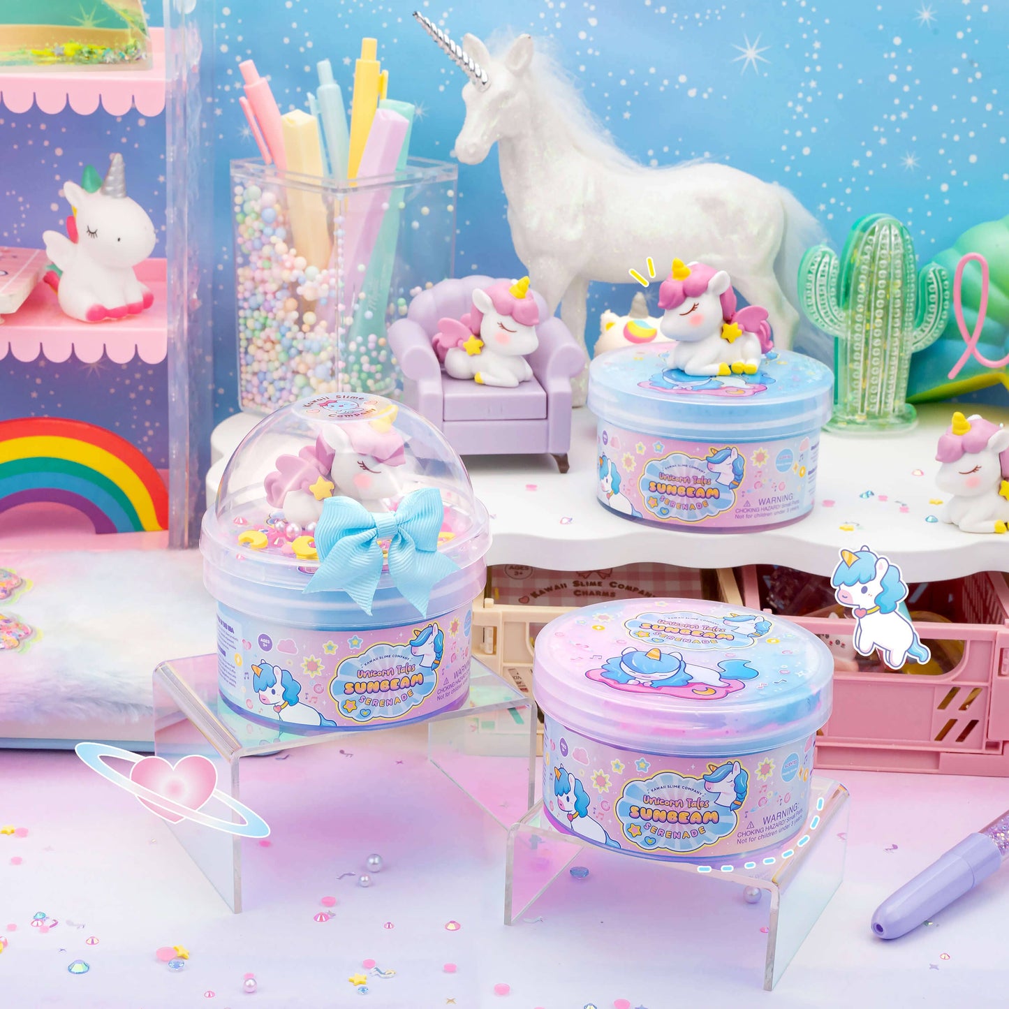 Unicorn Tales Sunbeam Serenade Butter Signature Dome™ Slime (4pcs/case)
