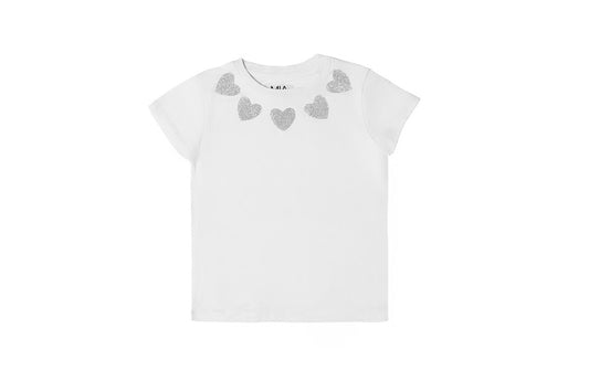 NECKLINE TEE WHITE