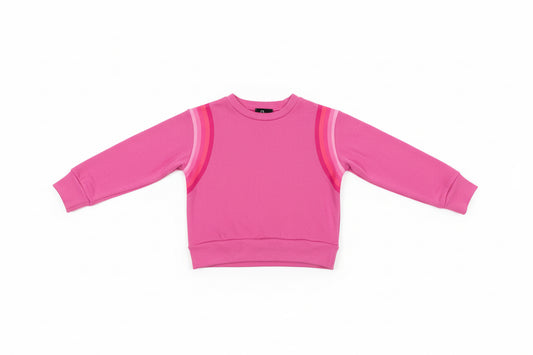 FLOWERS BY ZOE PINK SWEATSHIRT