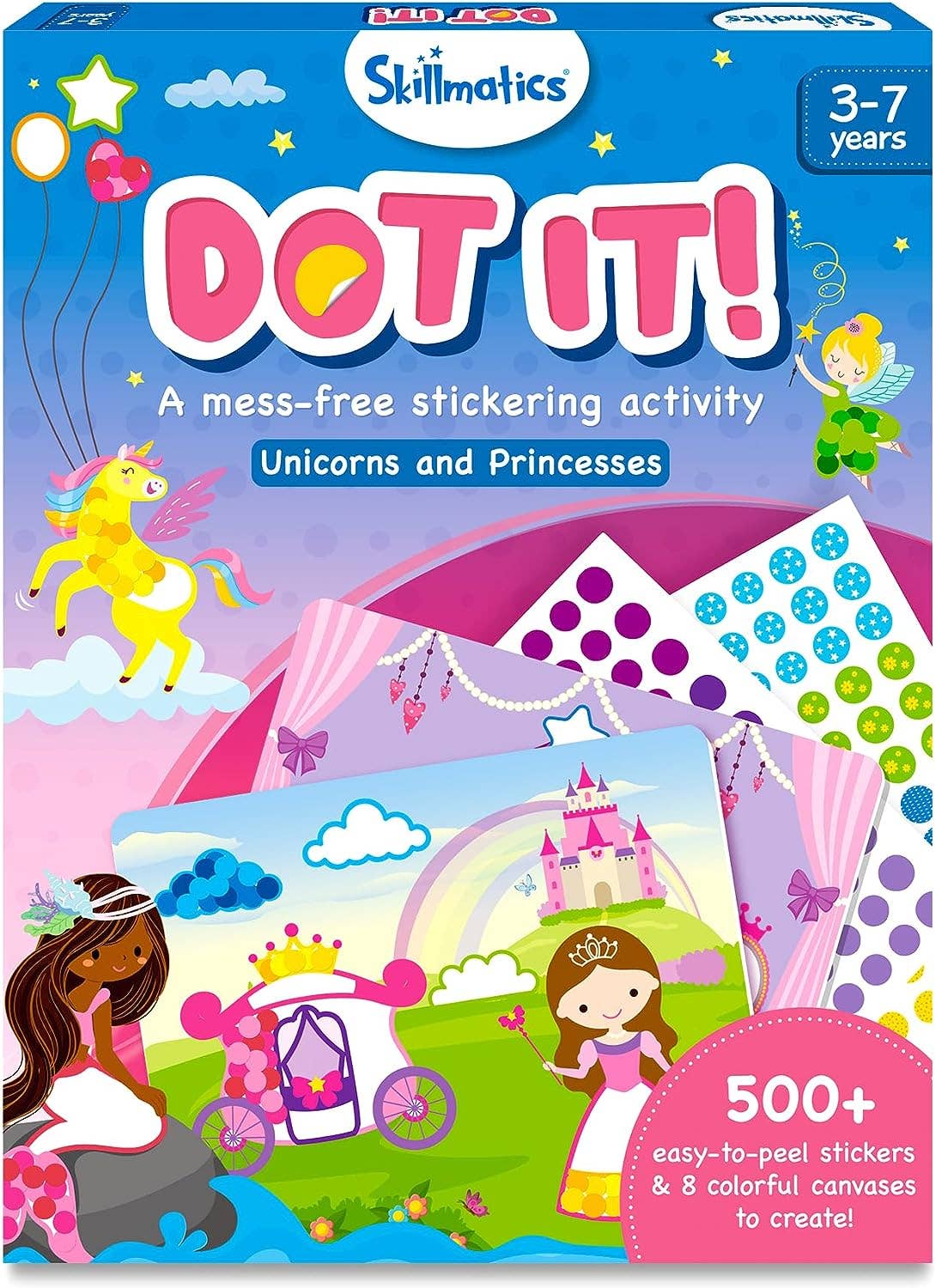Skillmatics - Dot It Unicorn & Princess Sticker Art for Kids