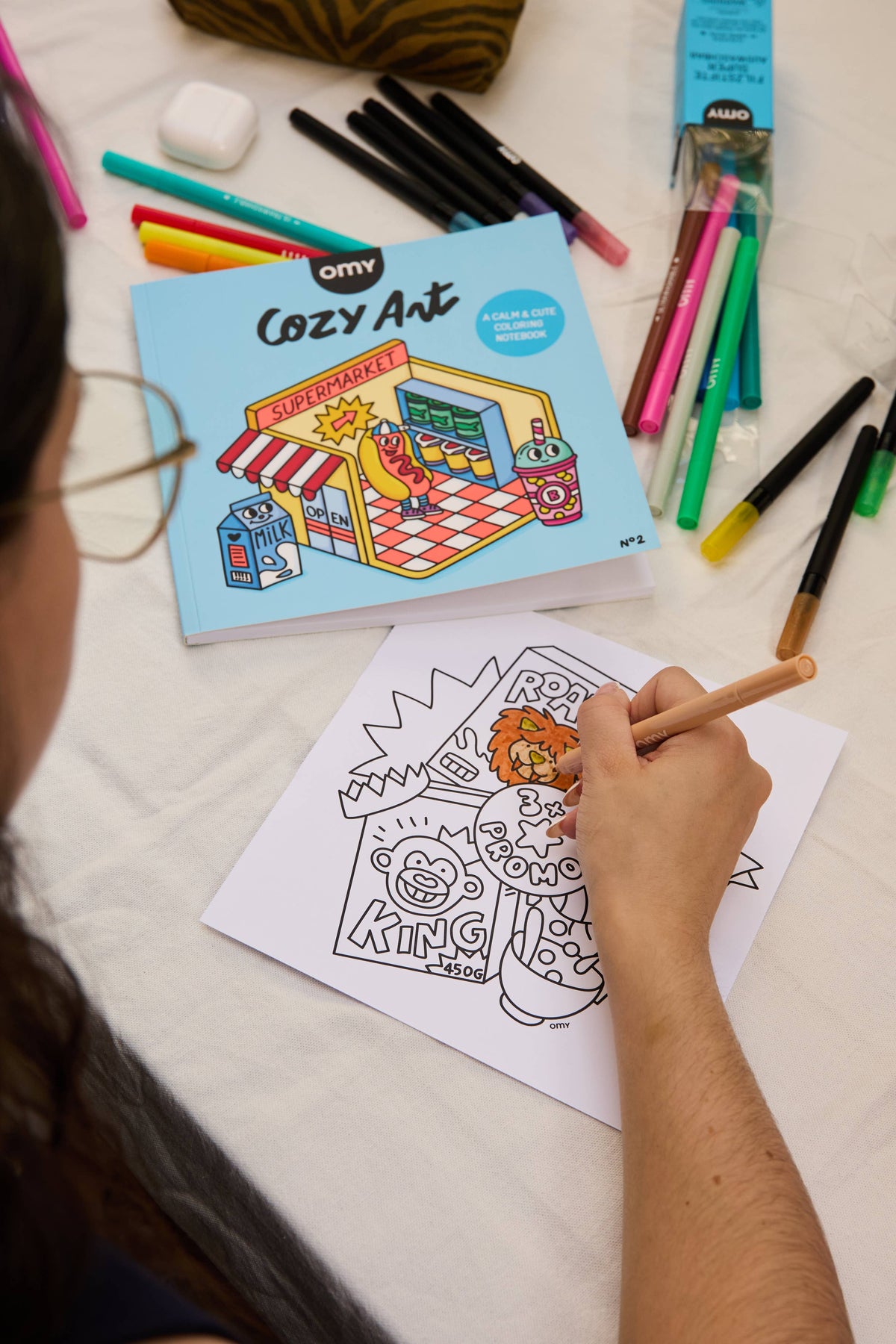 COZY COLORING BOOK - MARKET