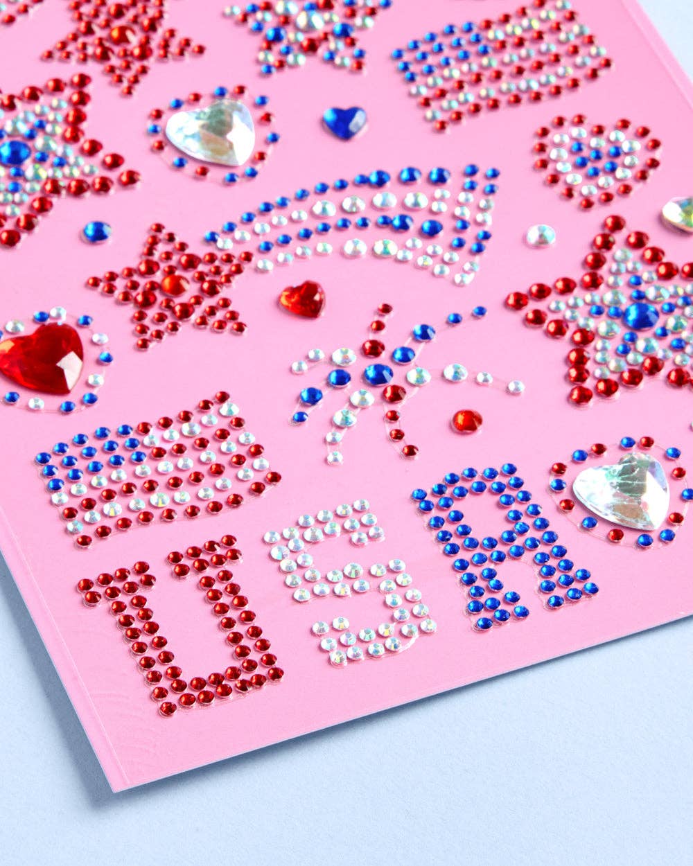 USA Face Gems | patriotic, fourth july, festival