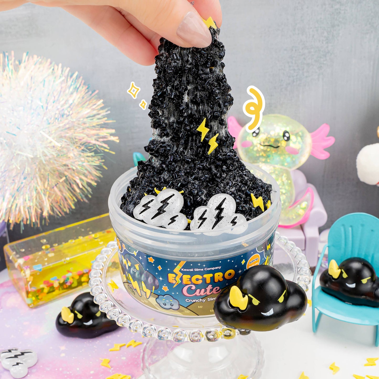 Electro-Cute Crunchy Bingsu Slime (4pcs/case)