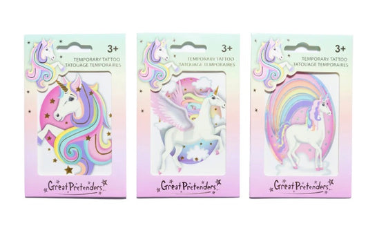 97460 Unicorn Tattoo, Single, Assorted
