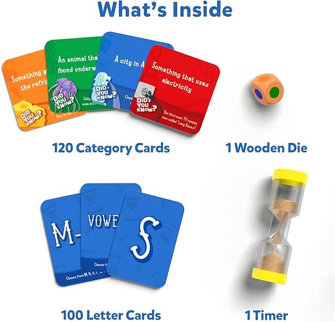 Skillmatics - Rapid Rumble: Category Game Card Game