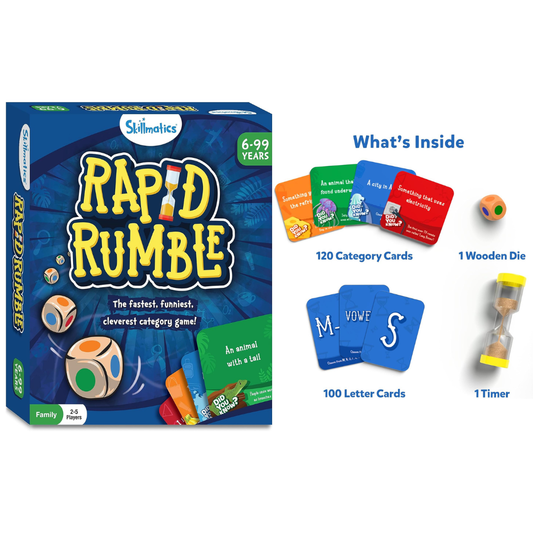 Skillmatics - Rapid Rumble: Category Game Card Game
