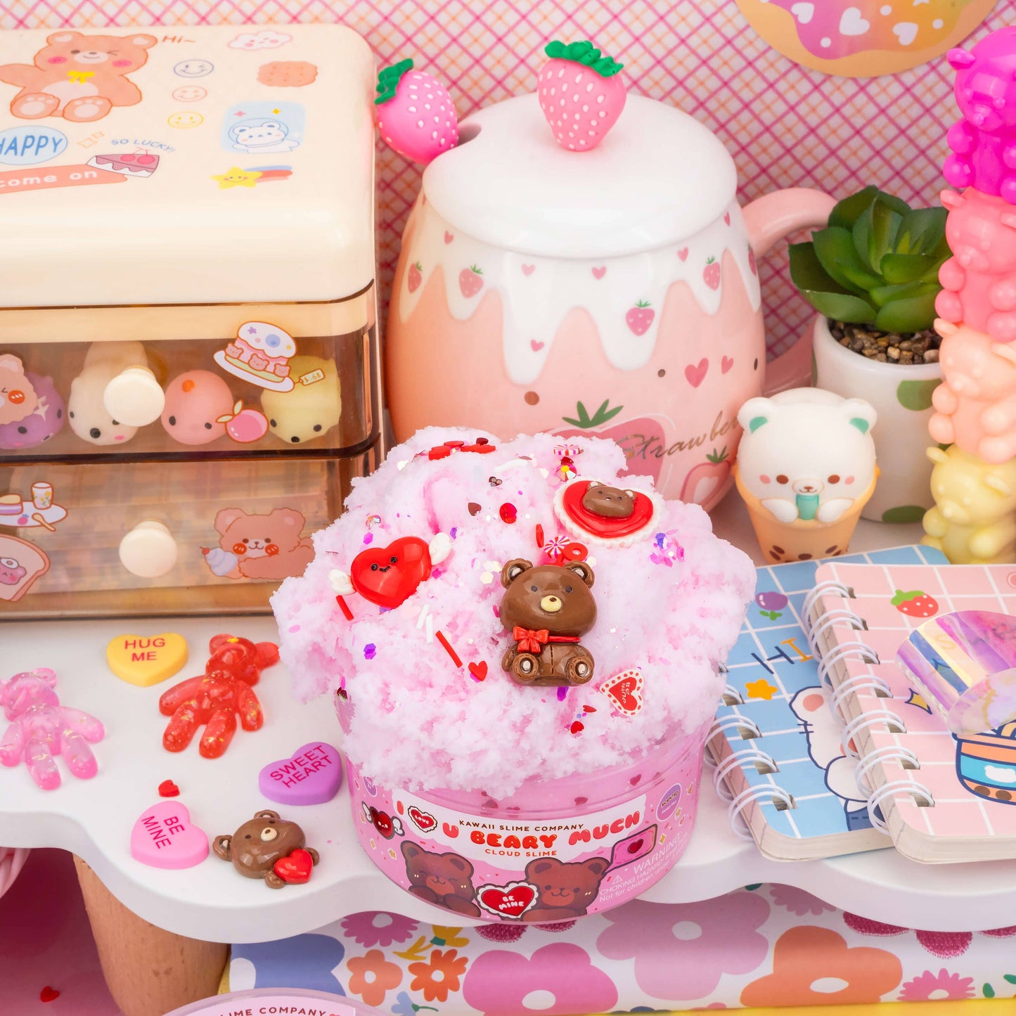 I Love You Beary Much Cloud Signature Dome™ Slime (4pcs/case)