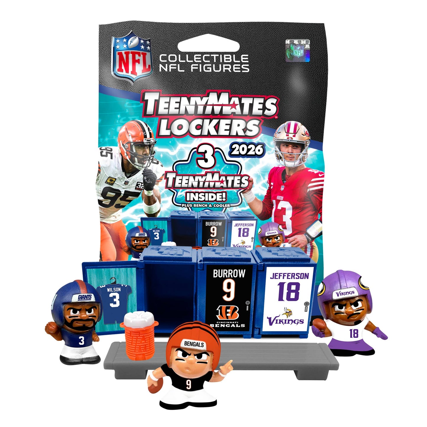NFL TeenyMates Locker Room Set 2026