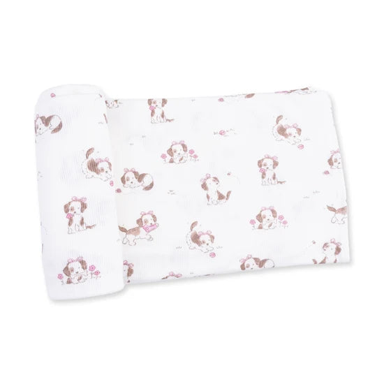 Explorer Puppy Blue - Swaddle Blanket