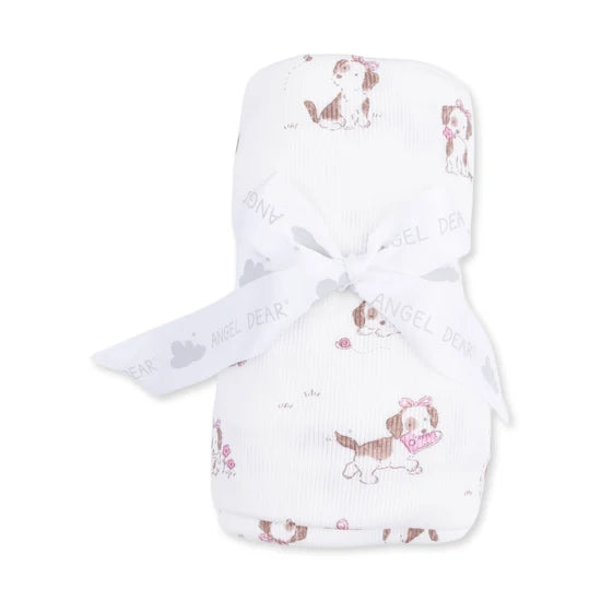 Explorer Puppy Pink - Swaddle Blanket