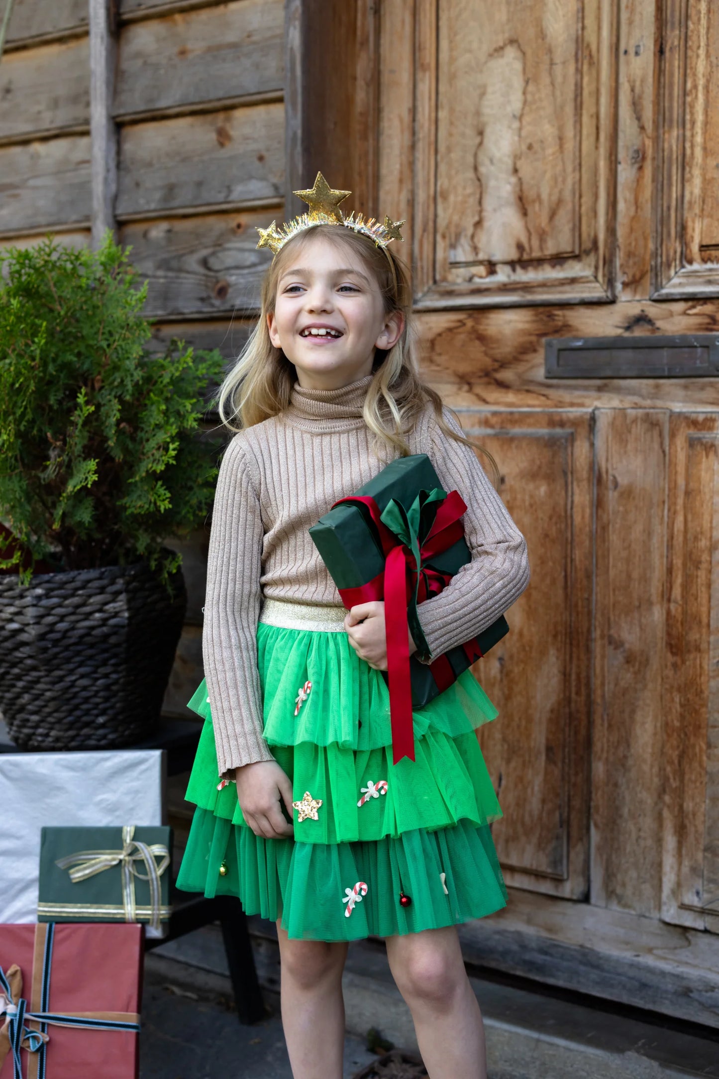 46805 Rockin' Round The Christmas Tree Tutu, Size 4-6