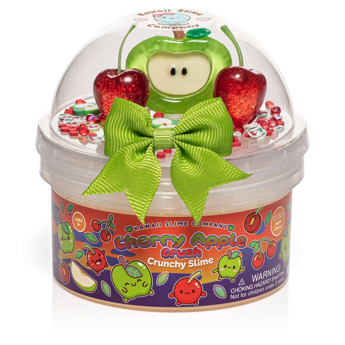 Cherry Apple Crush Crunchy Signature Dome™ Slime (4pcs/case)