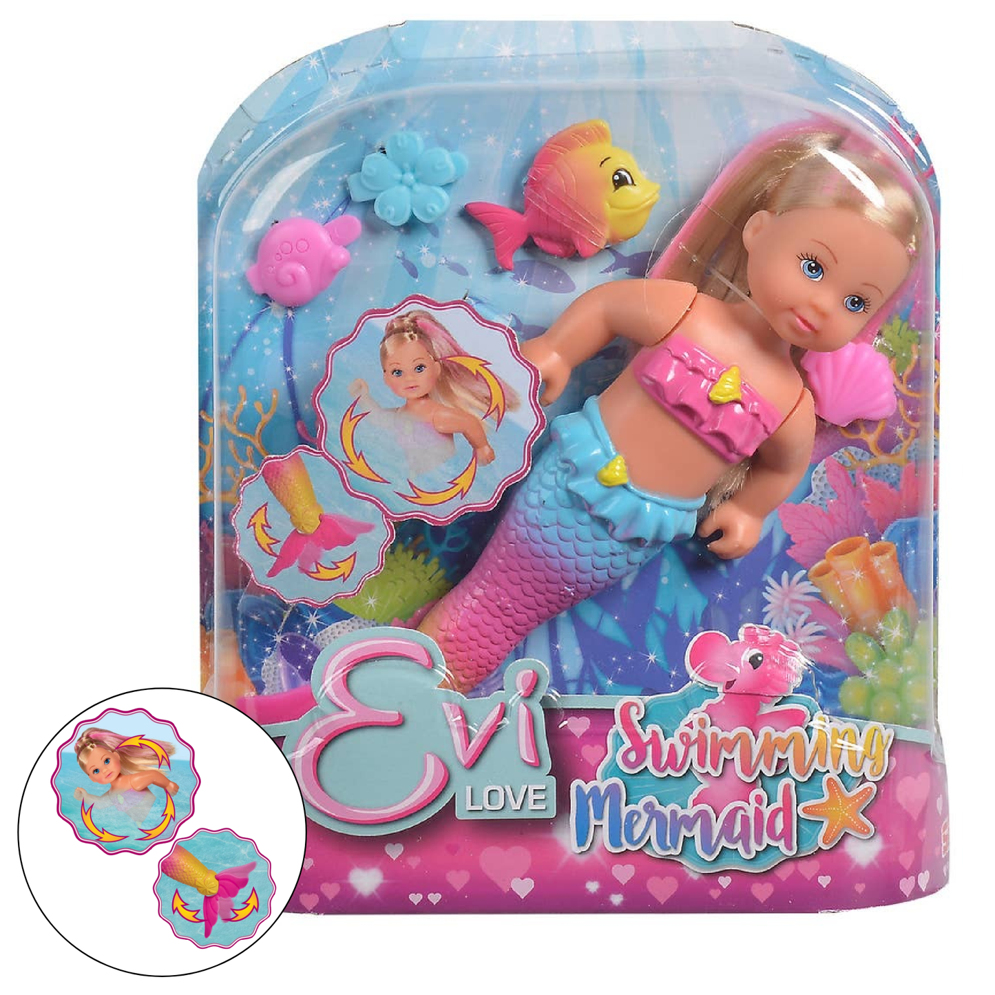 Simba Dickie - Evi Love Swimming Mermaid Doll