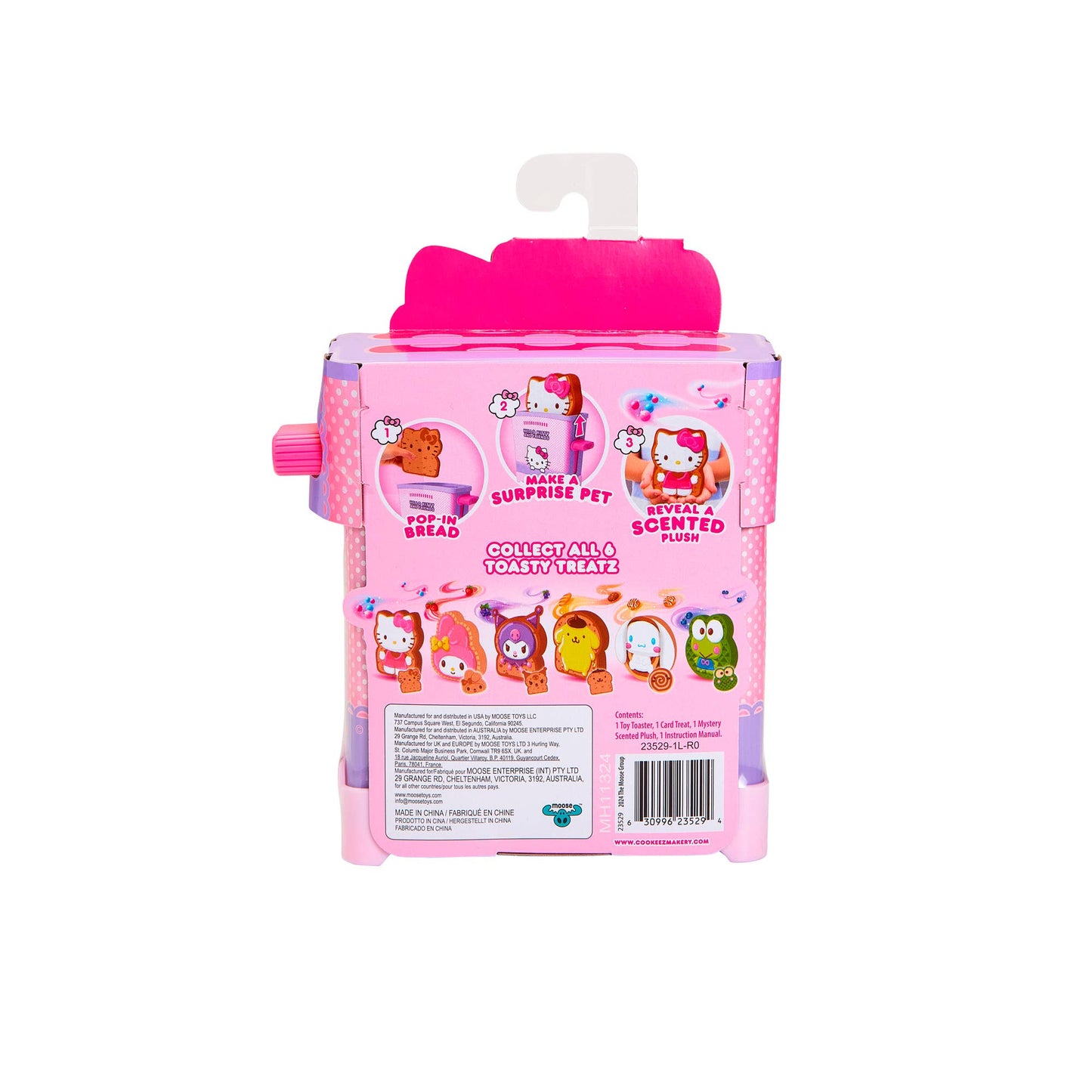 Moose Toys-Cookeez Makery Hello Kitty &Friends Toasty Treatz