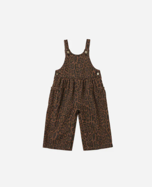 Wide Leg Overall || Leopard