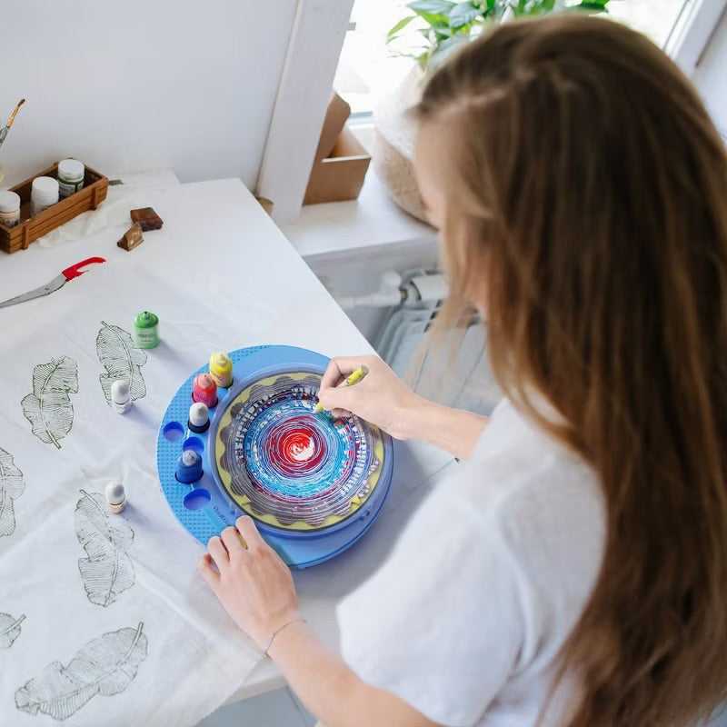 Spin Art Machine Kit - Paint Spiral Station Center