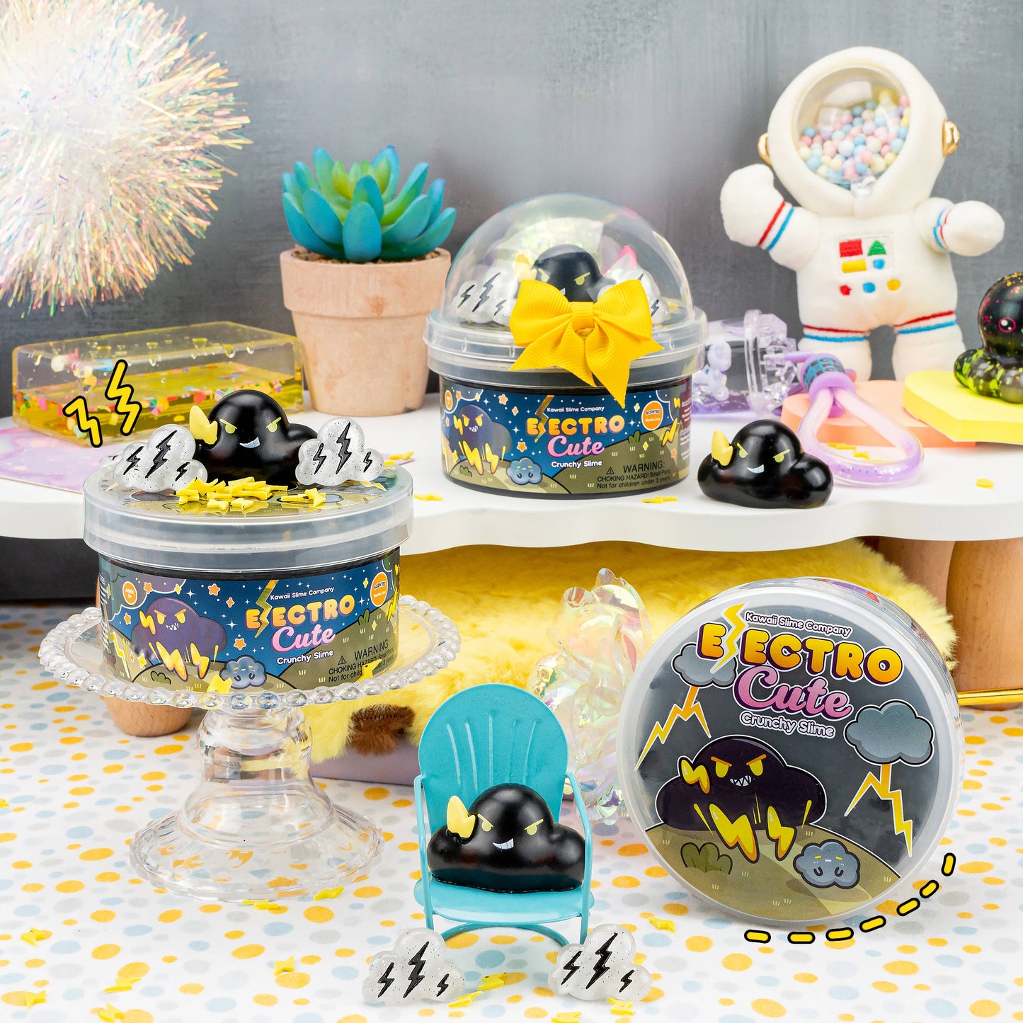 Electro-Cute Crunchy Bingsu Slime (4pcs/case)