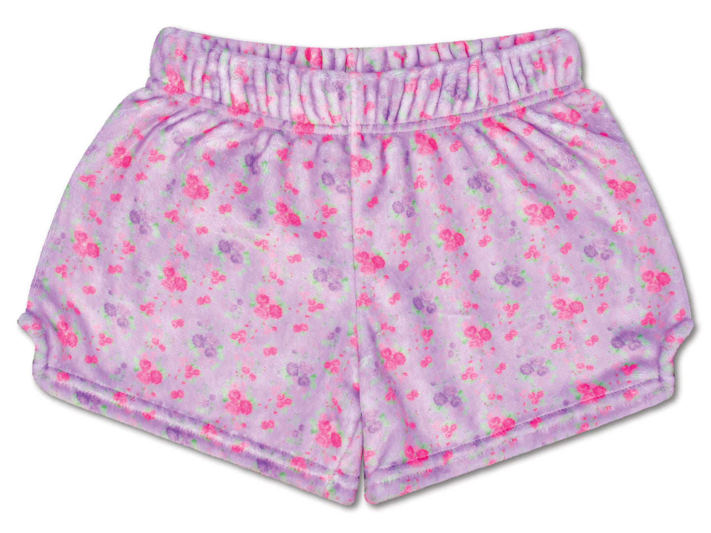 Forever Floral Plush Shorts (Medium (10-12))
