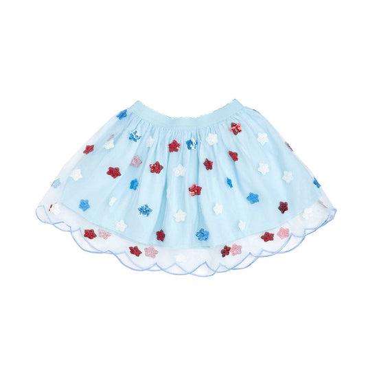 USA Sequin Stars Tutu Skirt - Fourth of July - Kids Clothing