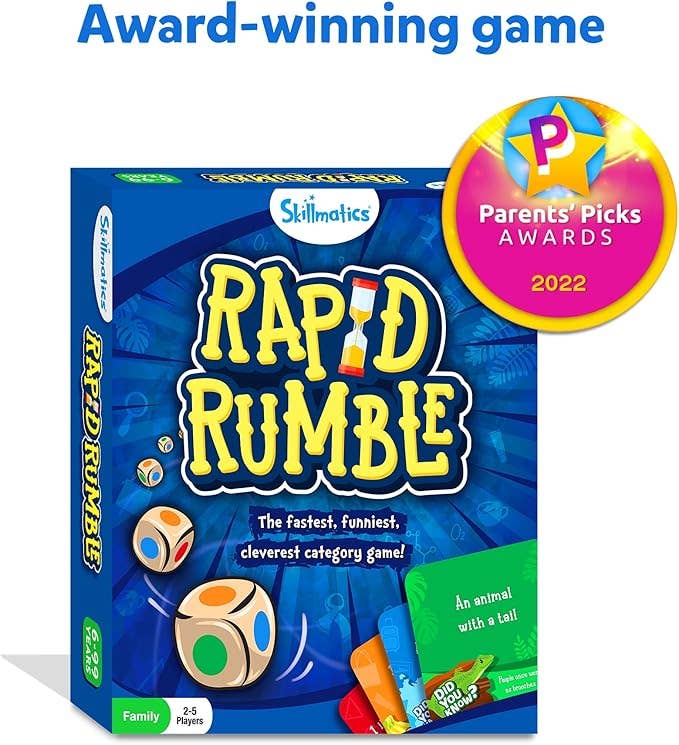 Skillmatics - Rapid Rumble: Category Game Card Game