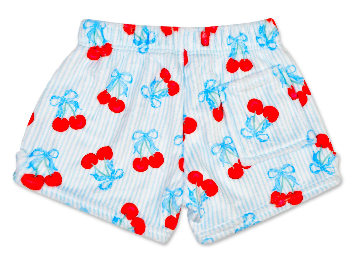 Cherry on Top Plush Shorts (Youth X-Small (4-6))