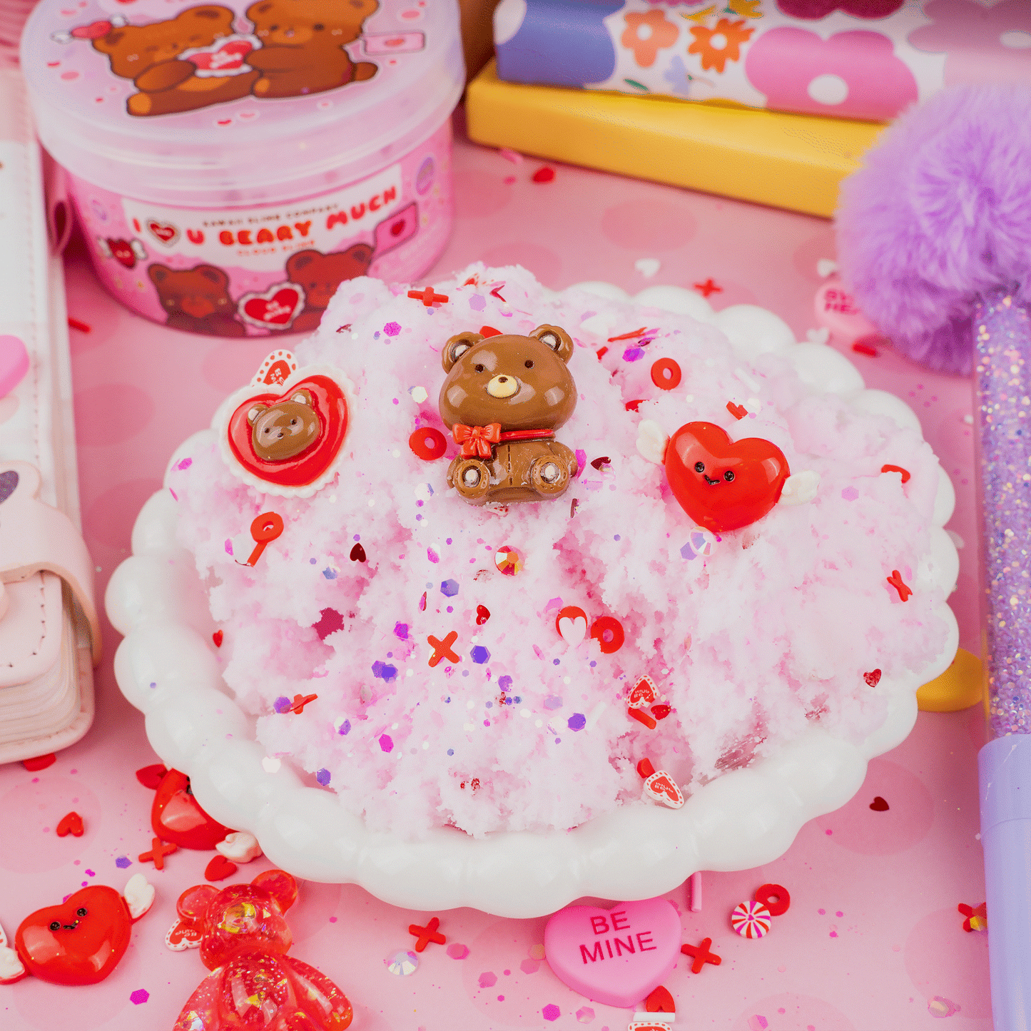 I Love You Beary Much Cloud Signature Dome™ Slime (4pcs/case)