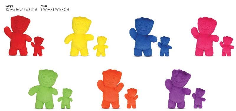 Spk Blue Character Embossed Plush