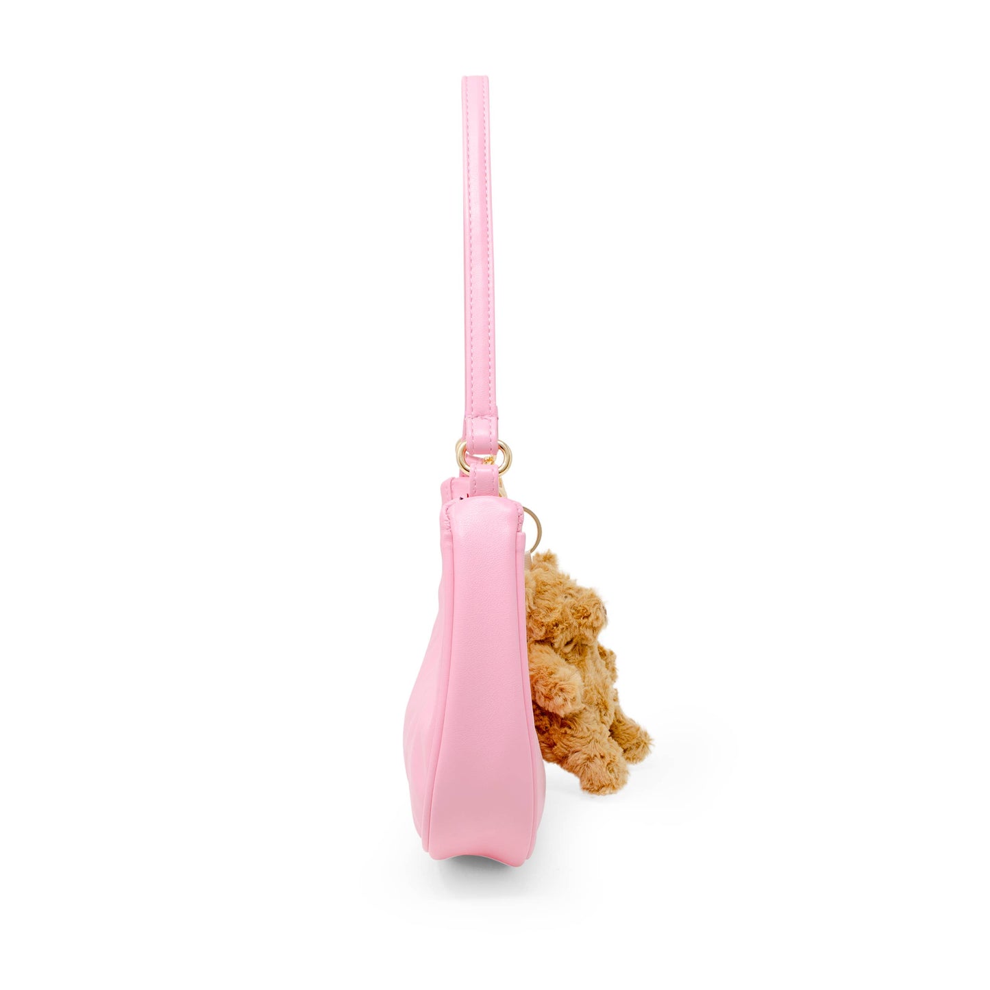 Teddy Bear Charm Shoulder Handbag