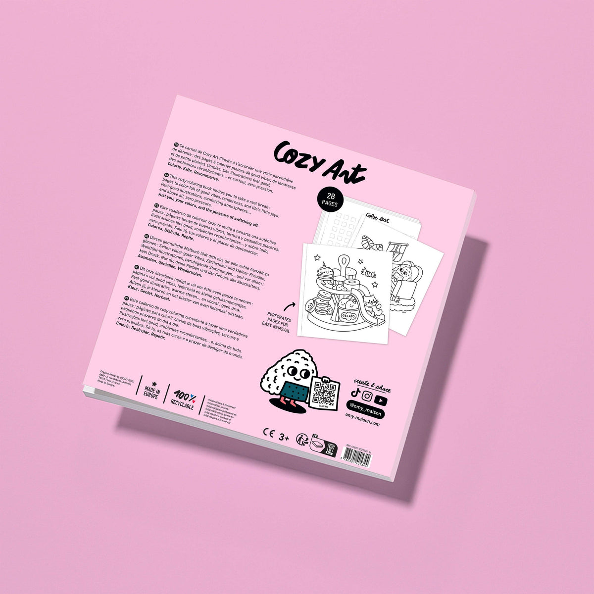 COZY ART COLORING BOOK - KAWAII