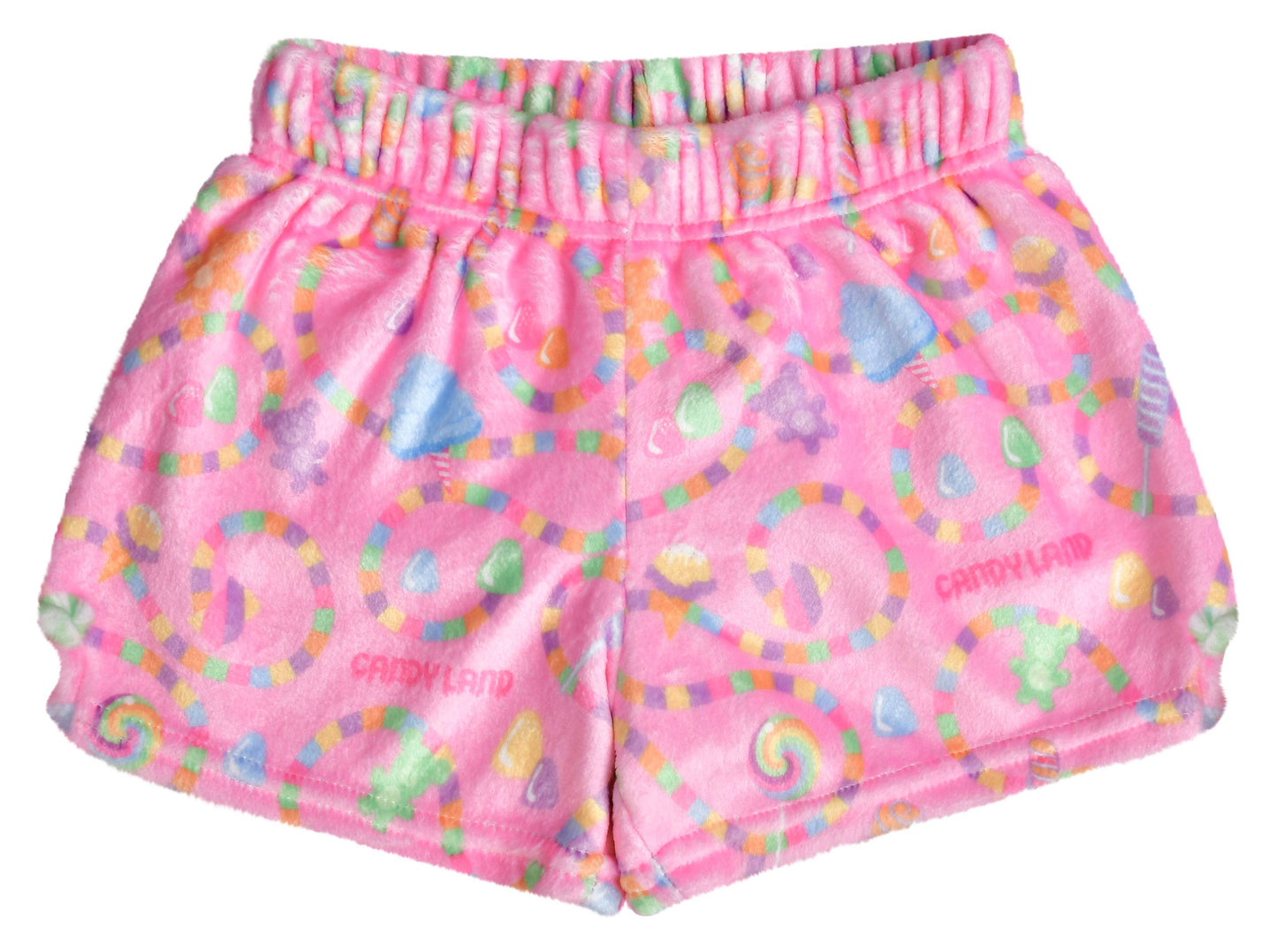 CANDY LAND SUGAR TRAIL PLUSH SHORTS (X-SMALL - 4-6)
