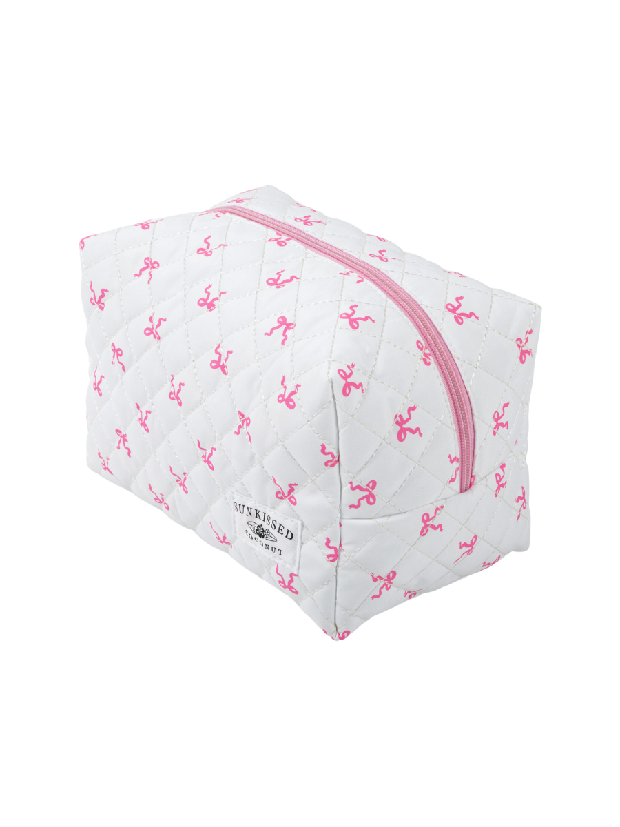 Large Coquette Ribbon Bow Handmade Travel Bag: Coquette Bows / Large Bag