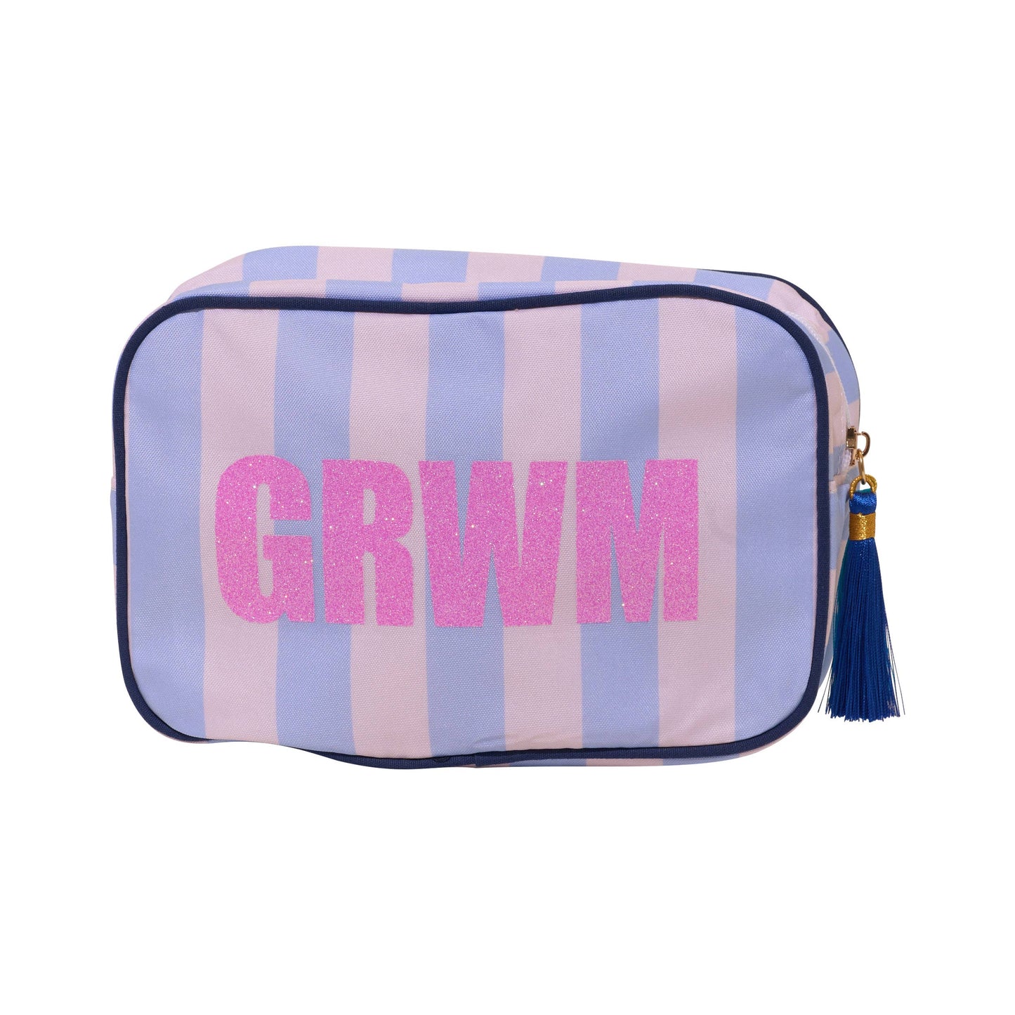 Cabana Striped Pouch w/ GRWM design