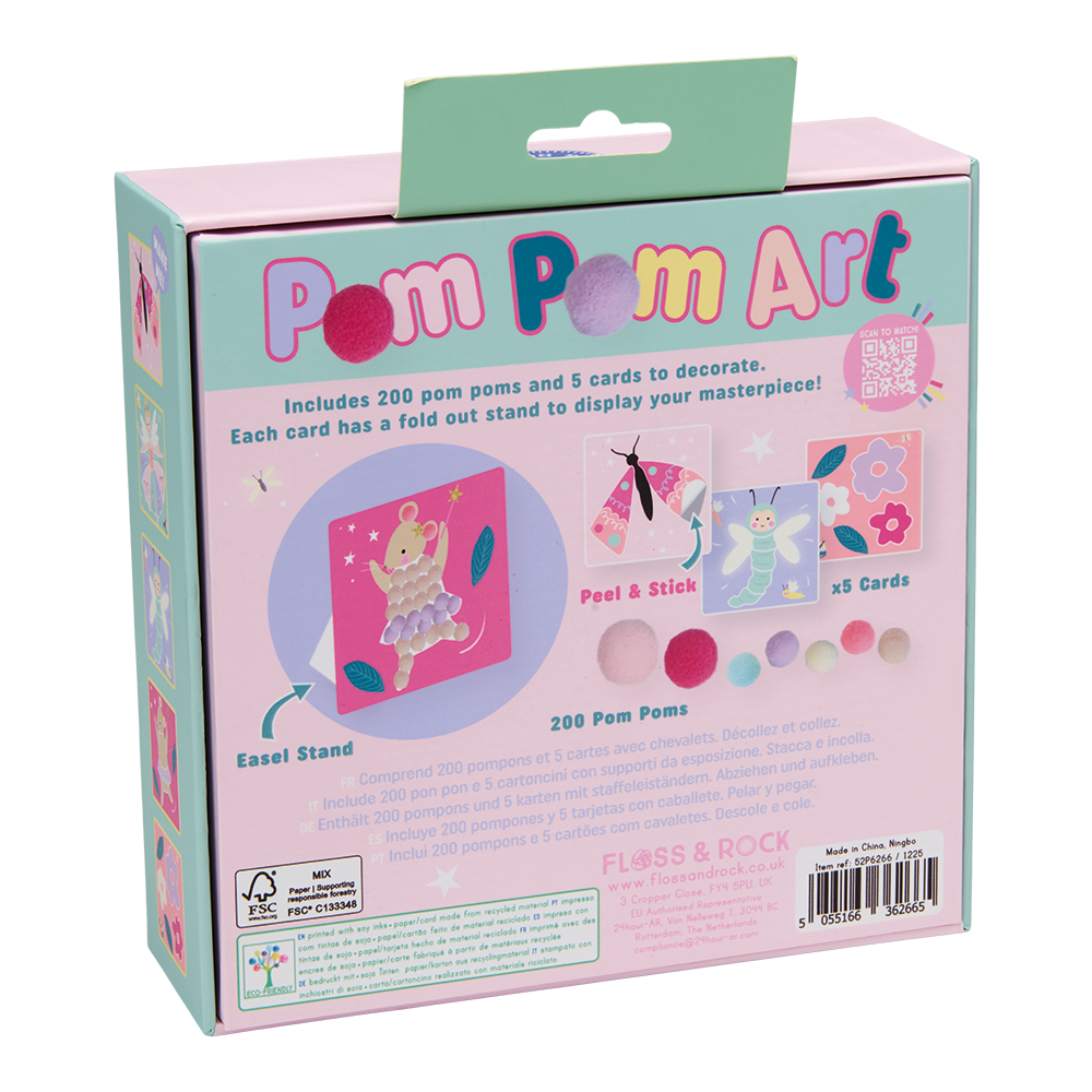 Enchanted Pom Pom Art