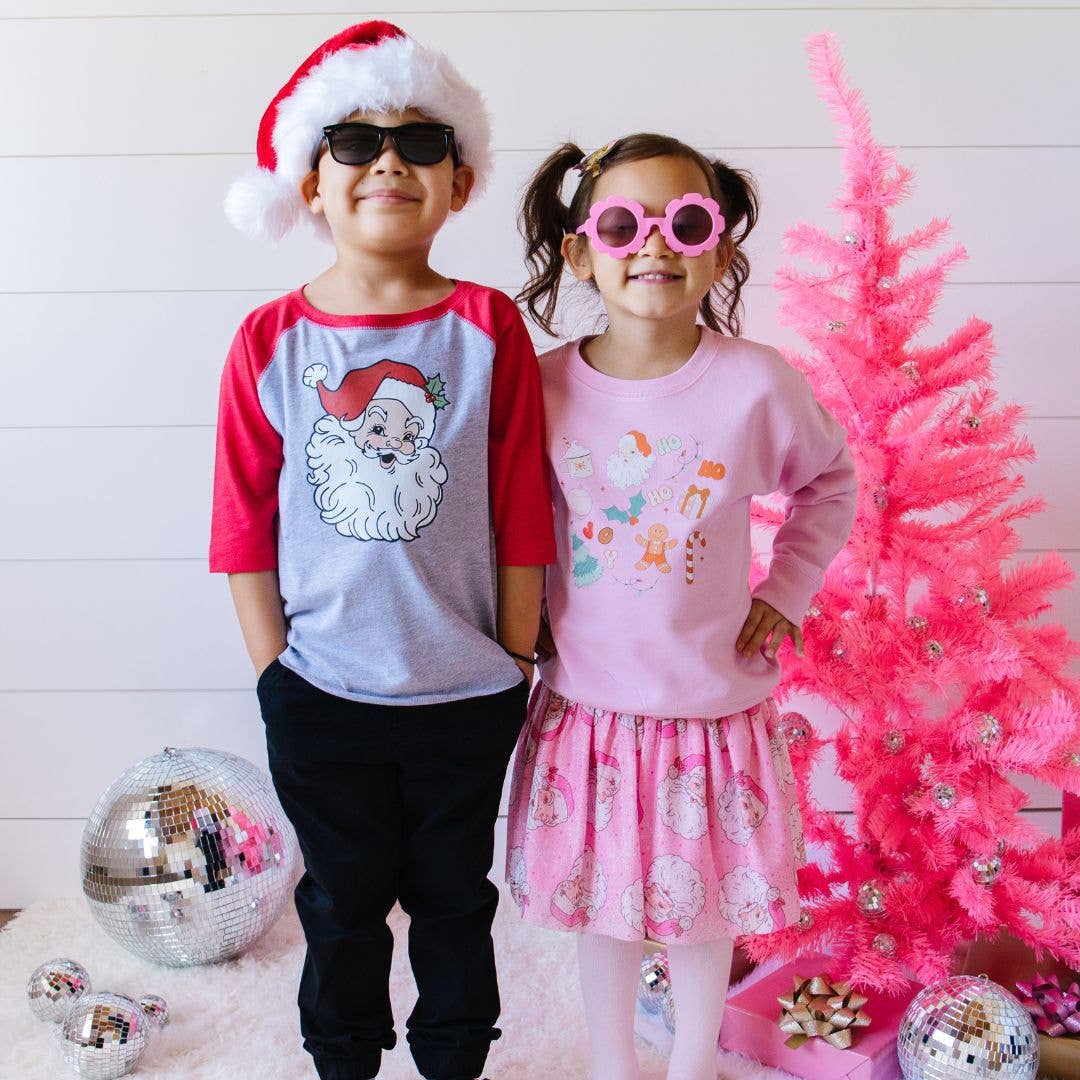 Christmas Doodle Sweatshirt - Kids Holiday Crewneck:
