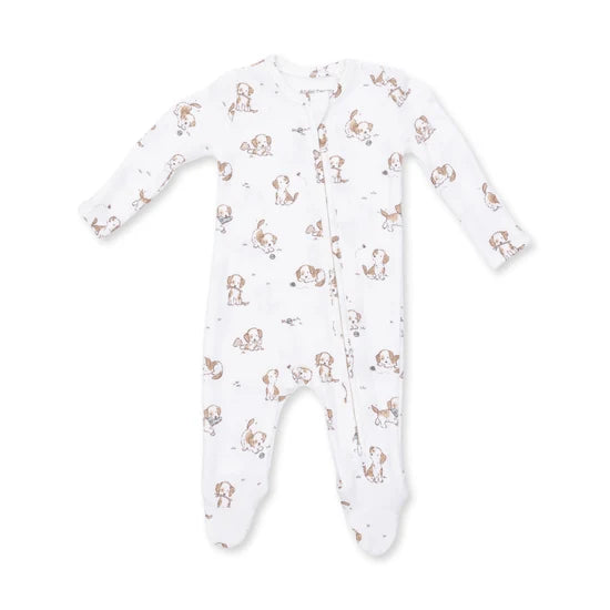 Explorer Puppy Blue - 2 Way Zipper Footie