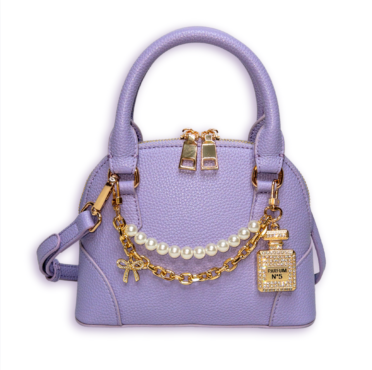 Charlotte + Coco Pearl Chain: Hot Pink