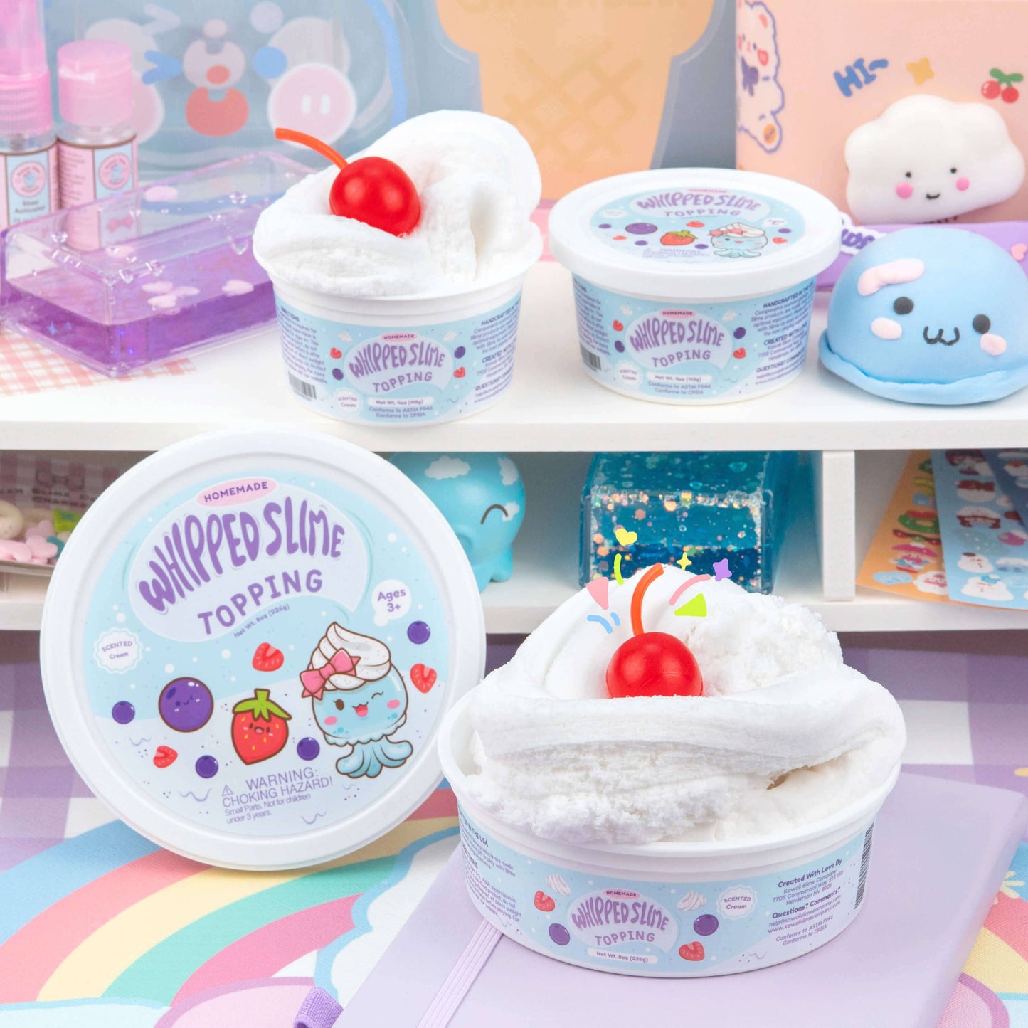 Cool & Slimey Whipped Topping 8 oz (4pcs/case)