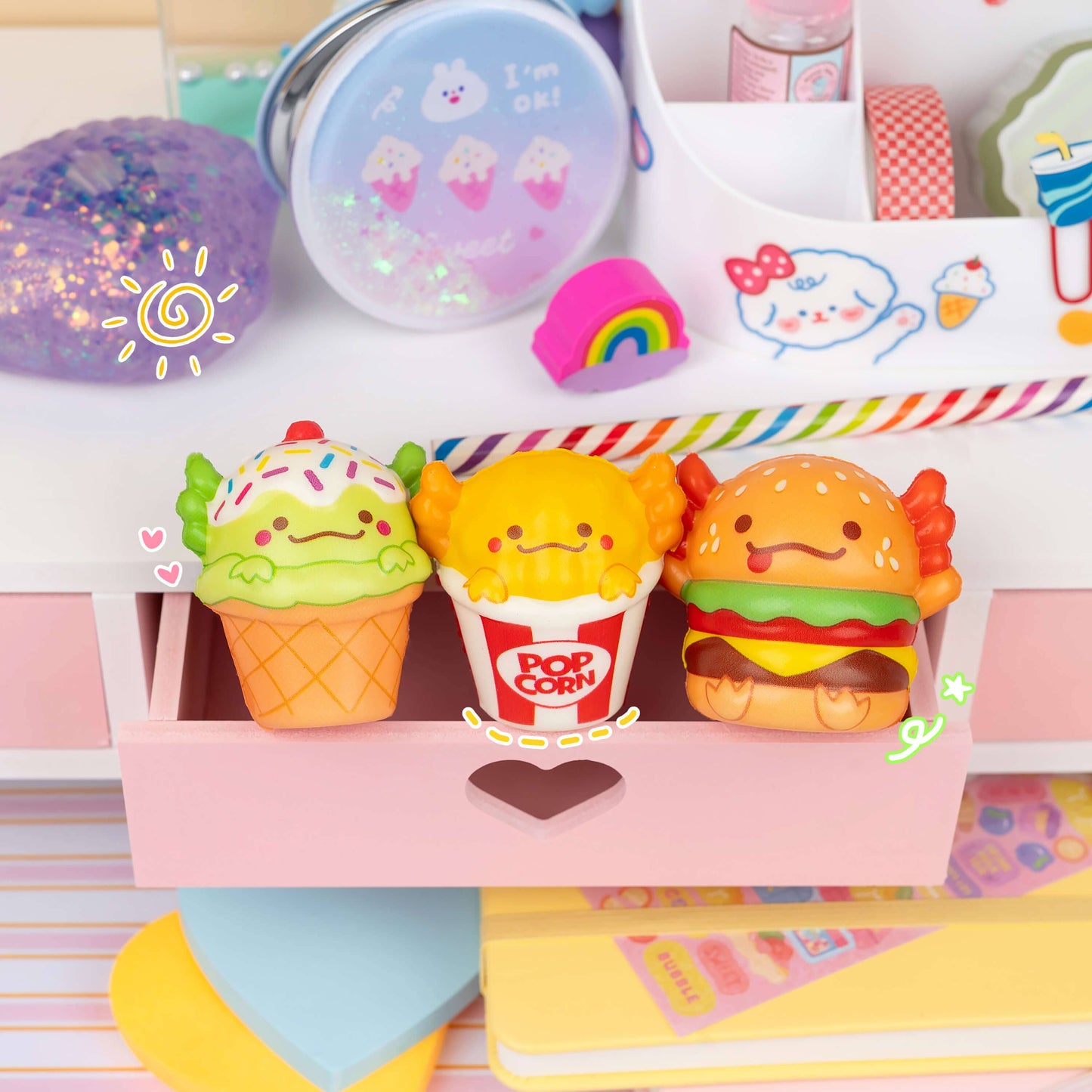 Snaxolotl Mini Squishy Toy PDQ (24pcs/case)