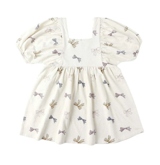 BREA DRESS || BOWS NATURAL