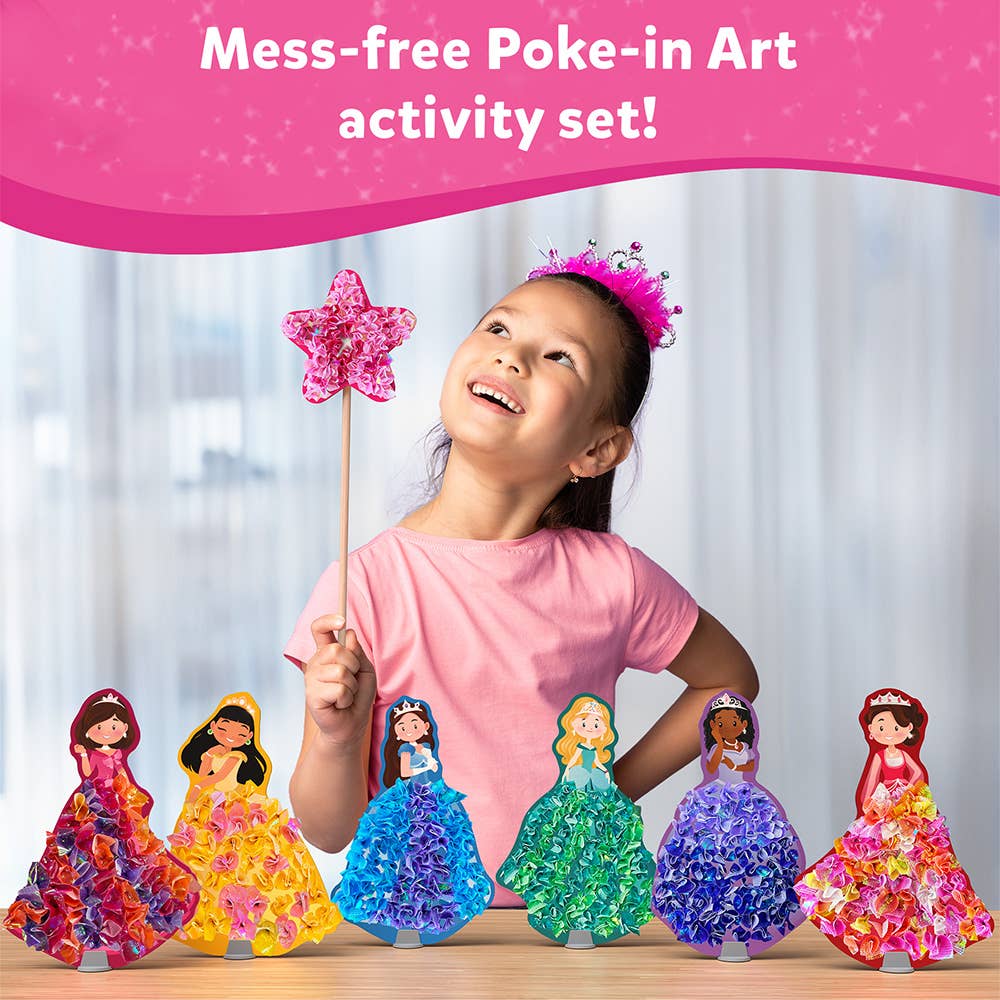 Skillmatics Poke-in Art: Magical Princesses | Mess-Free Art