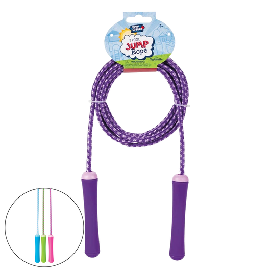 Playground Classics 7' Jump Rope, Assorted Colors