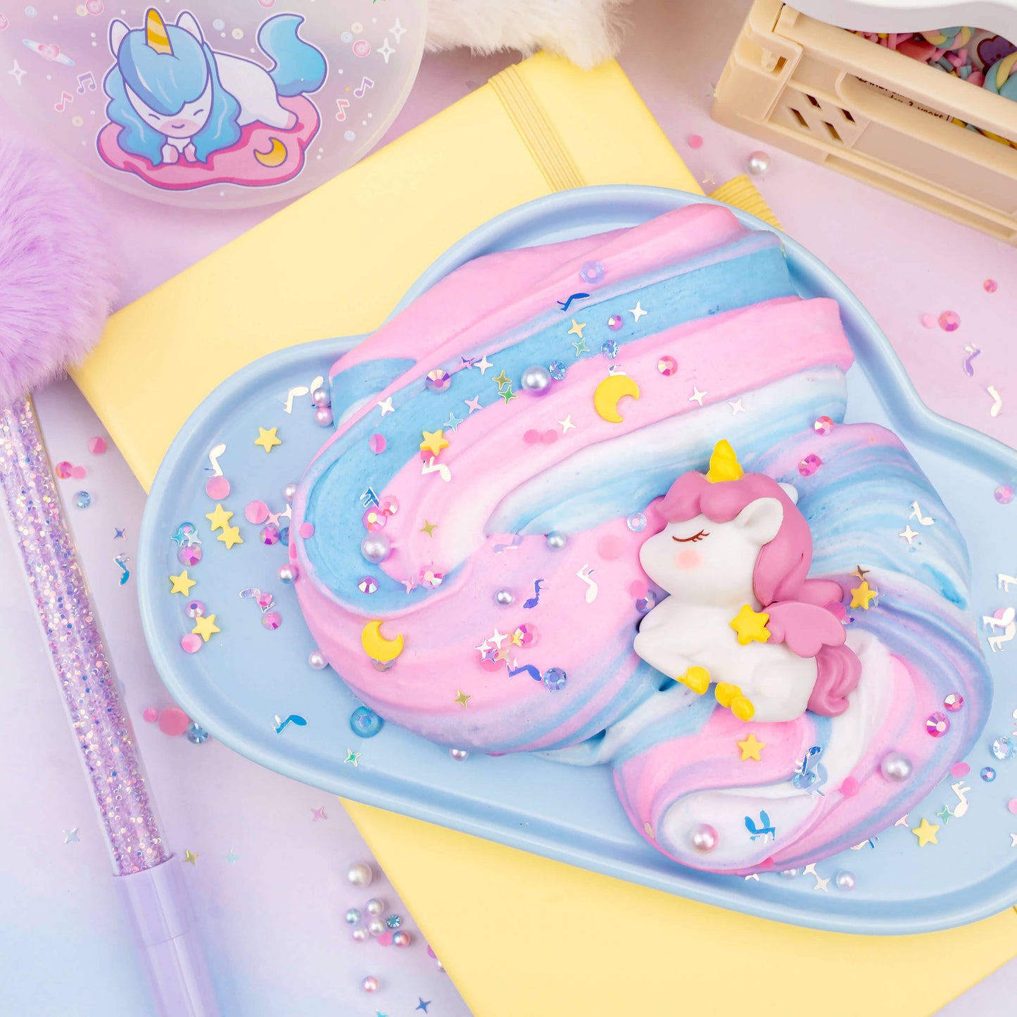 Unicorn Tales Sunbeam Serenade Butter Signature Dome™ Slime (4pcs/case)